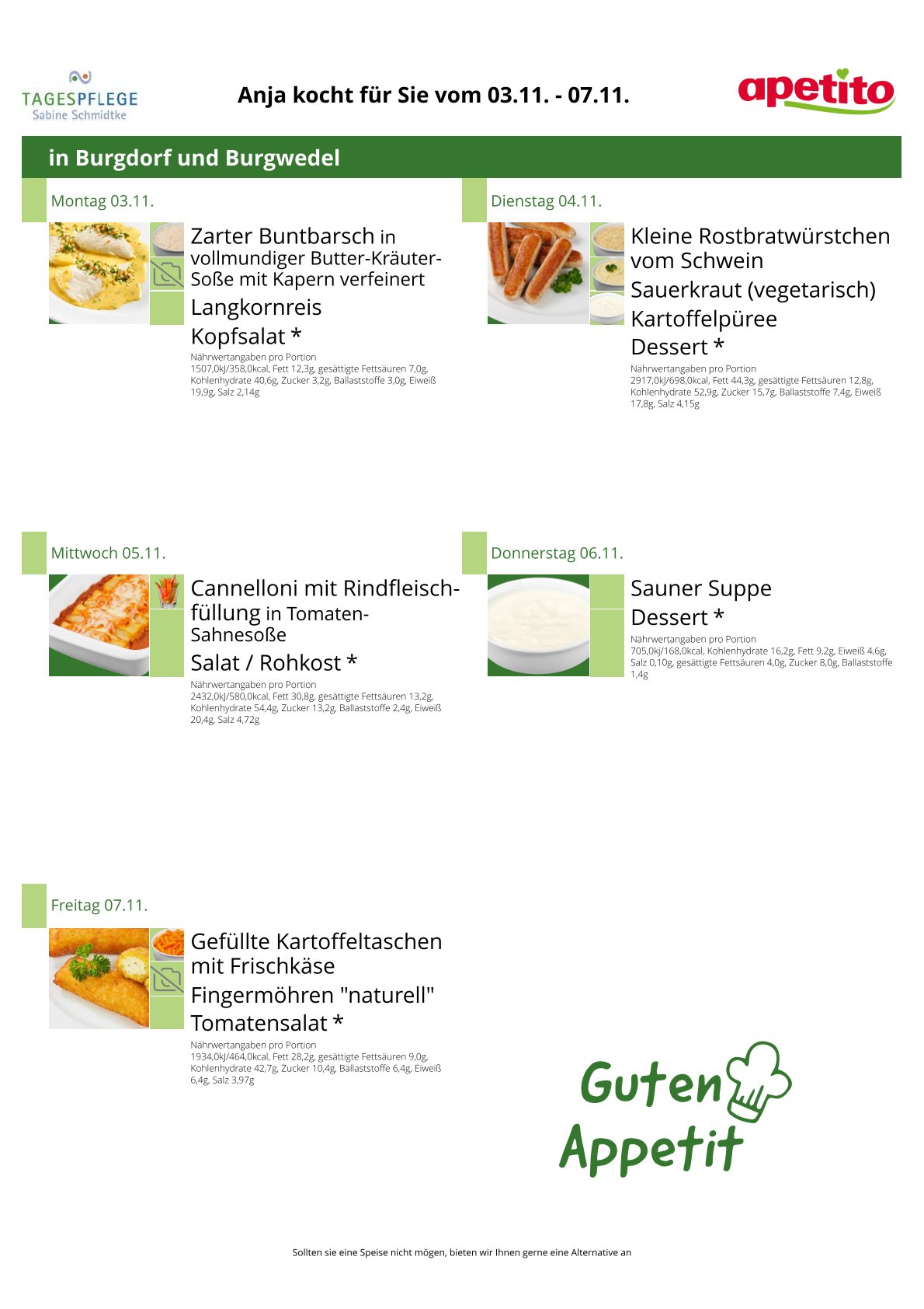 In der nächsten Woche auf unserem Speiseplan: Buntbarsch! 🐟